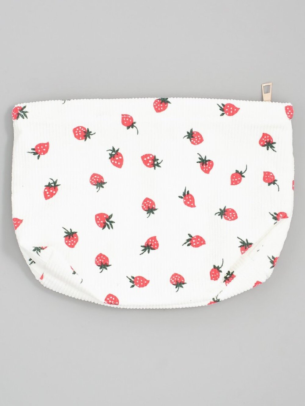 Strawberry Fabric Travel Makeup Bag